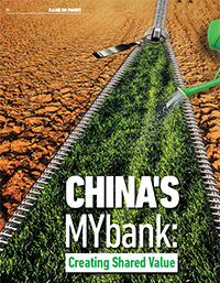 China's MYbank: Creating Shared Value