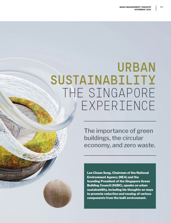 Urban Sustainability: The Singapore Experience