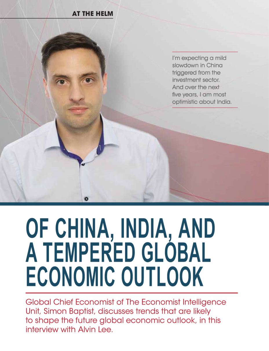Global economic outlook: An interview with the Global Chief Economist of The Economist Intelligence Unit, Simon Baptist