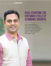 Kick-starting economic growth: An interview with Dr K. V. Subramanian, India's Chief Economic Advisor