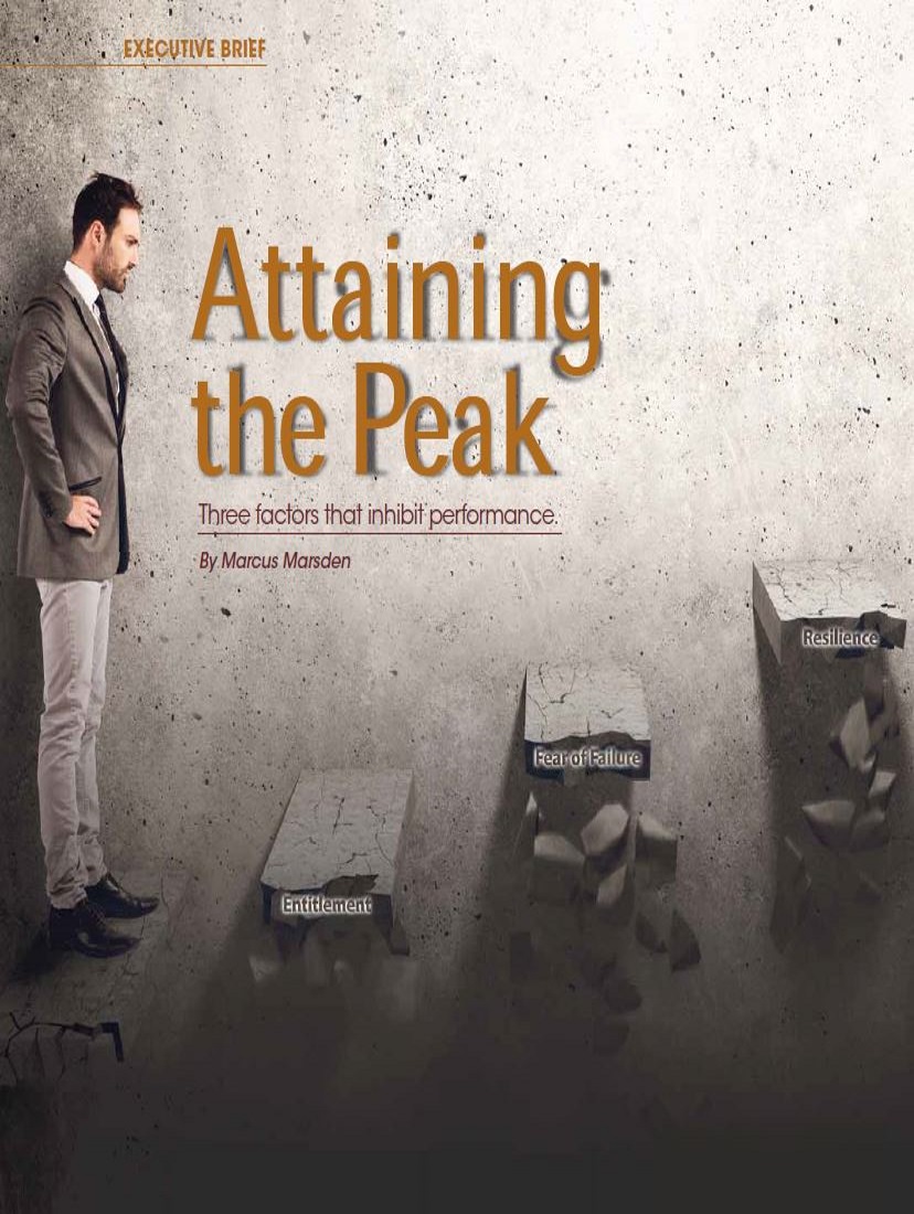 Attaining the peak: Three factors that inhibit performance