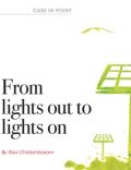 From Lights Out to Lights On From Lights Out to Lights On