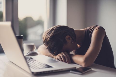 Depressed worker